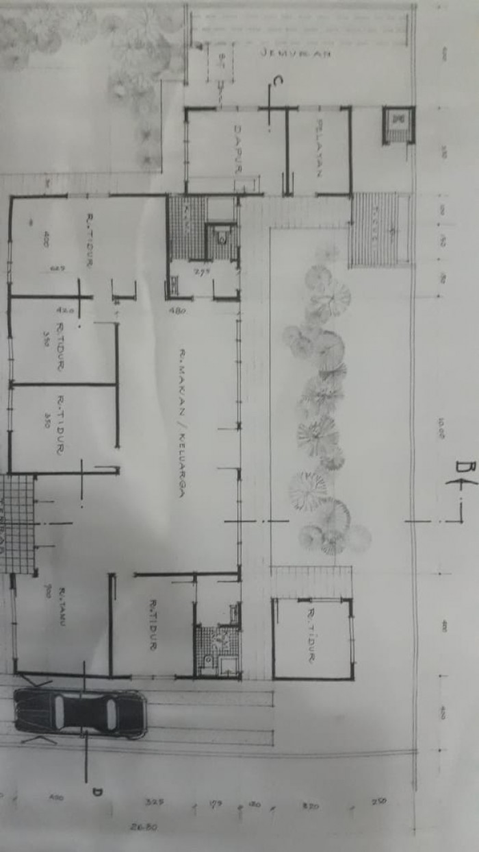 Rumah disewakan di Pospengumben